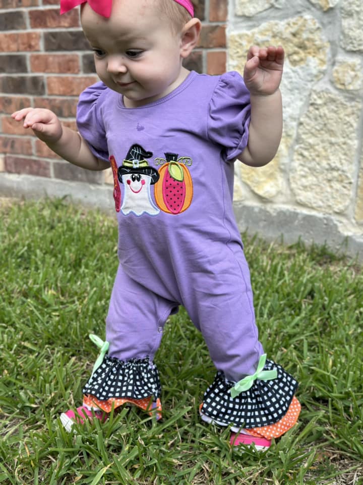 Boo Ghost Romper - Ready to ship