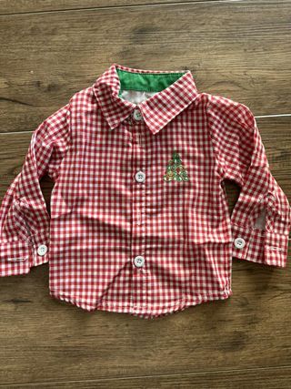 Oh Christmas tree button up  - Ready to ship