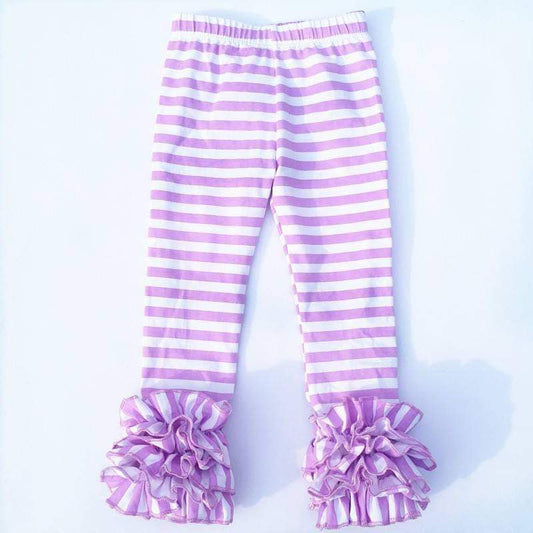 Purple Stripe Icing Pants - Ready to ship