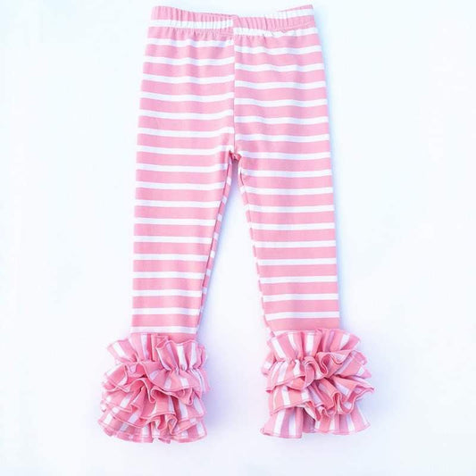 Pink Stripe Icing Pants - Ready to ship