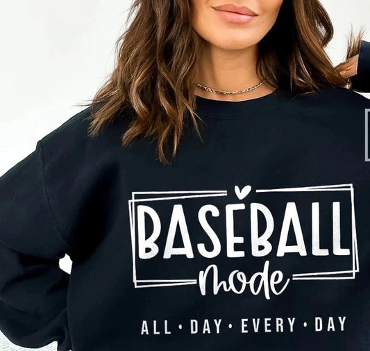 Baseball Mode Adult Custom Shirt - Made to order