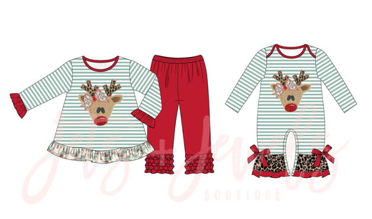 Holly Reindeer Collection - Ready to ship