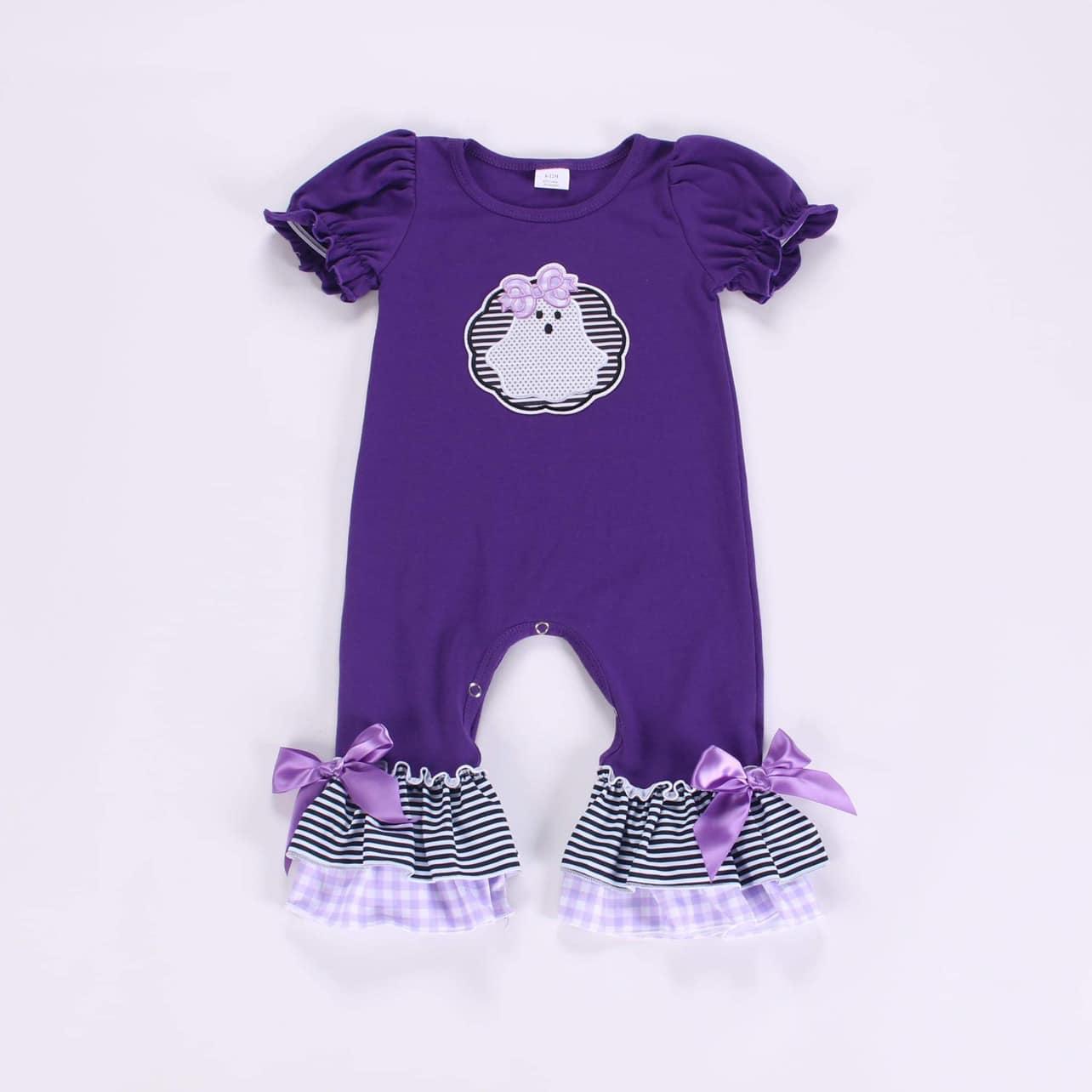 Purple Ghost Romper - Ready to ship