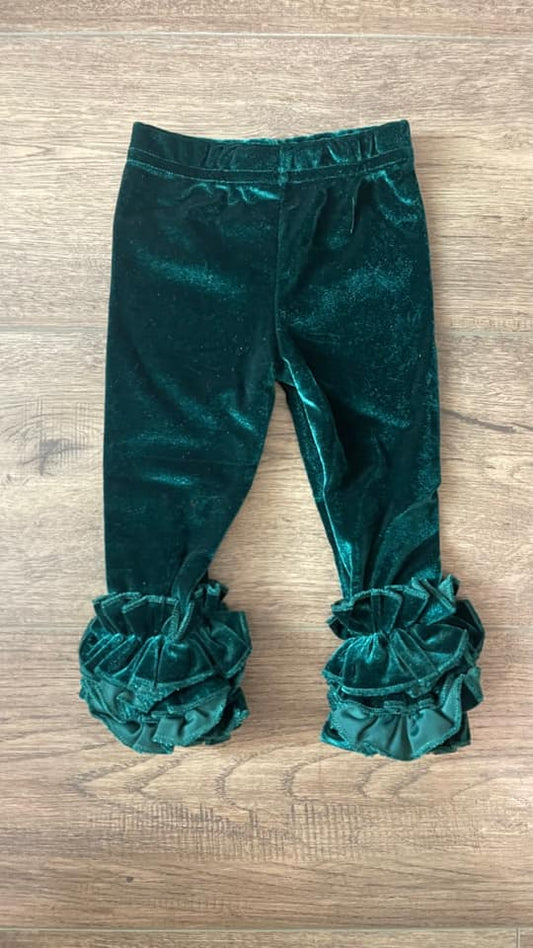 Velvet Emerald Icing pants - ready to ship